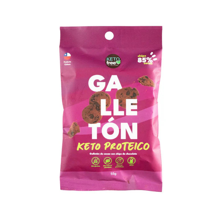 Galletón Keto Proteíco 55g — Dellanatura