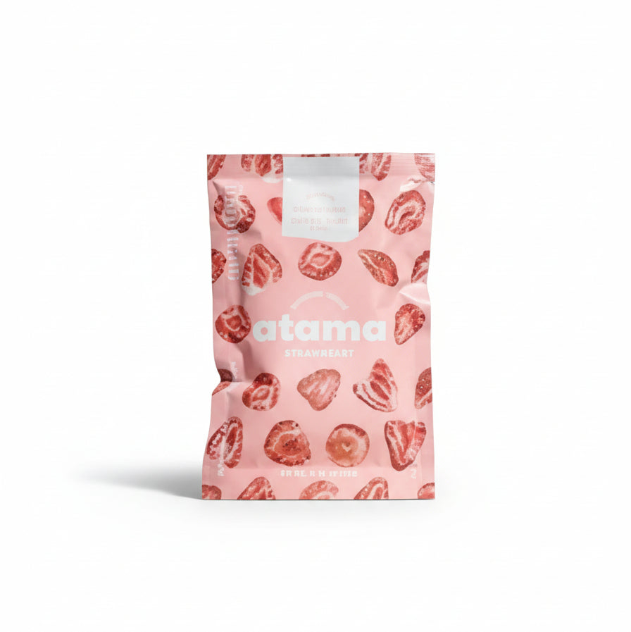 Atama, Strawberry rebanadas liofilizadas