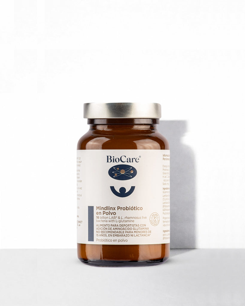 Biocare, Mindlinx powder - Probiótico en Polvo con Glutamina 60g