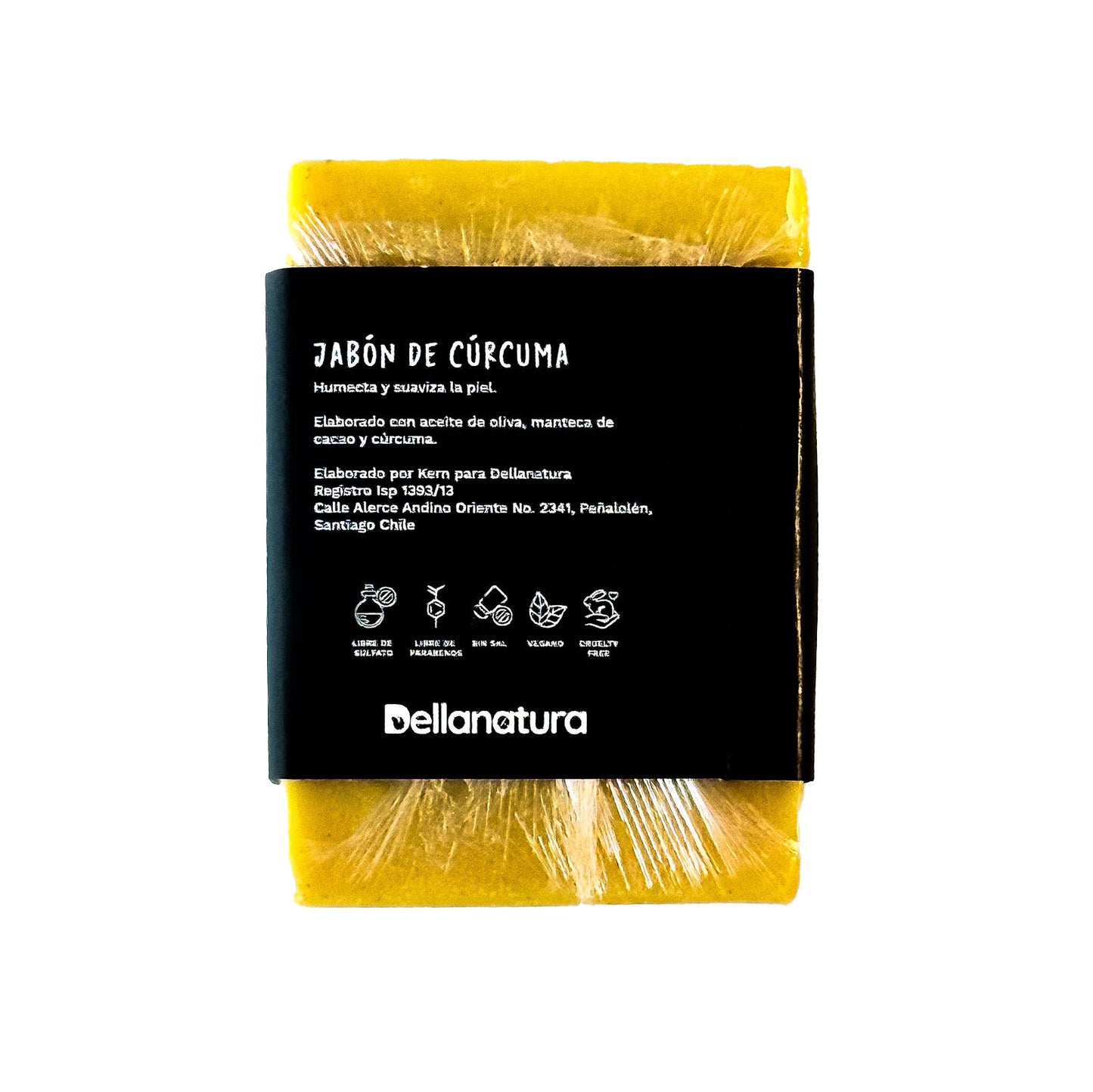 Dellanatura, Jabón Cúrcuma Mant. Cacao