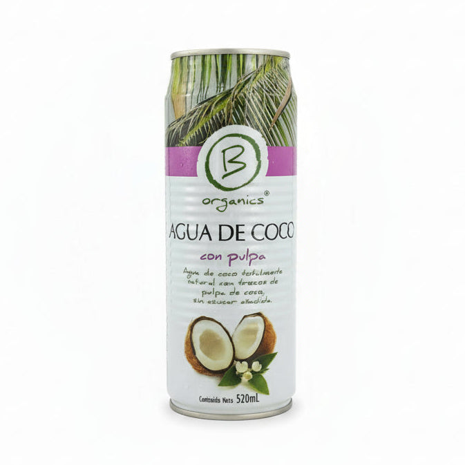 B organics, Agua de coco con pulpa
