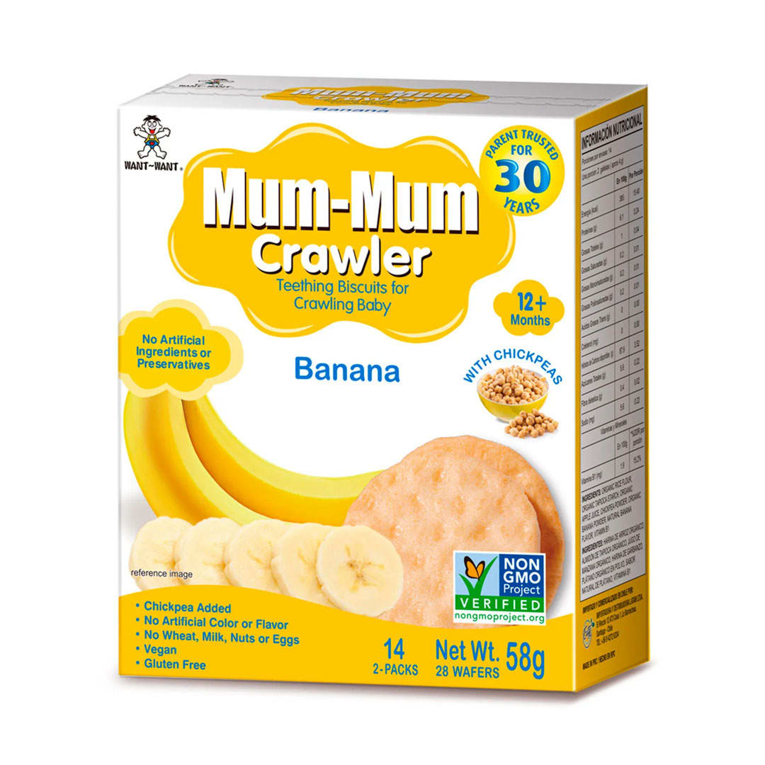 Baby Mum Mum, Galleta Crawler de Arroz Platano