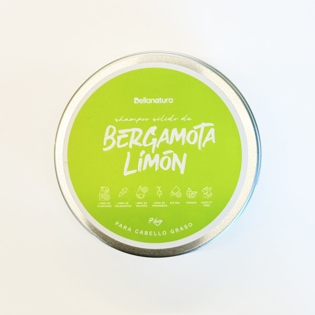 Dellanatura, Shampoo Sólido Bergamota-Limón