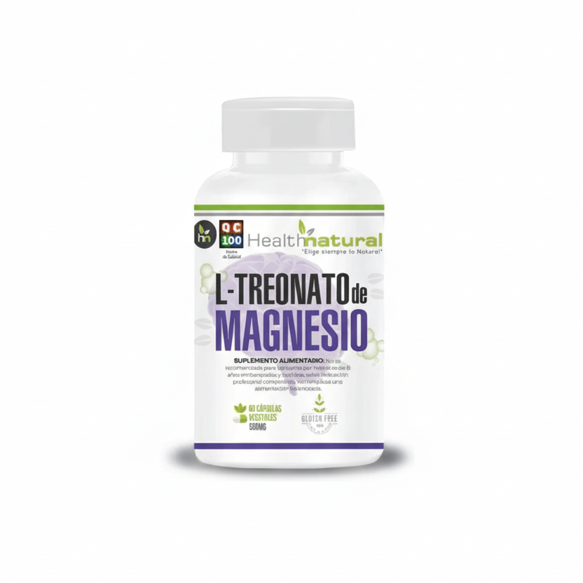 Health Natural, L-Treonato de magnesio