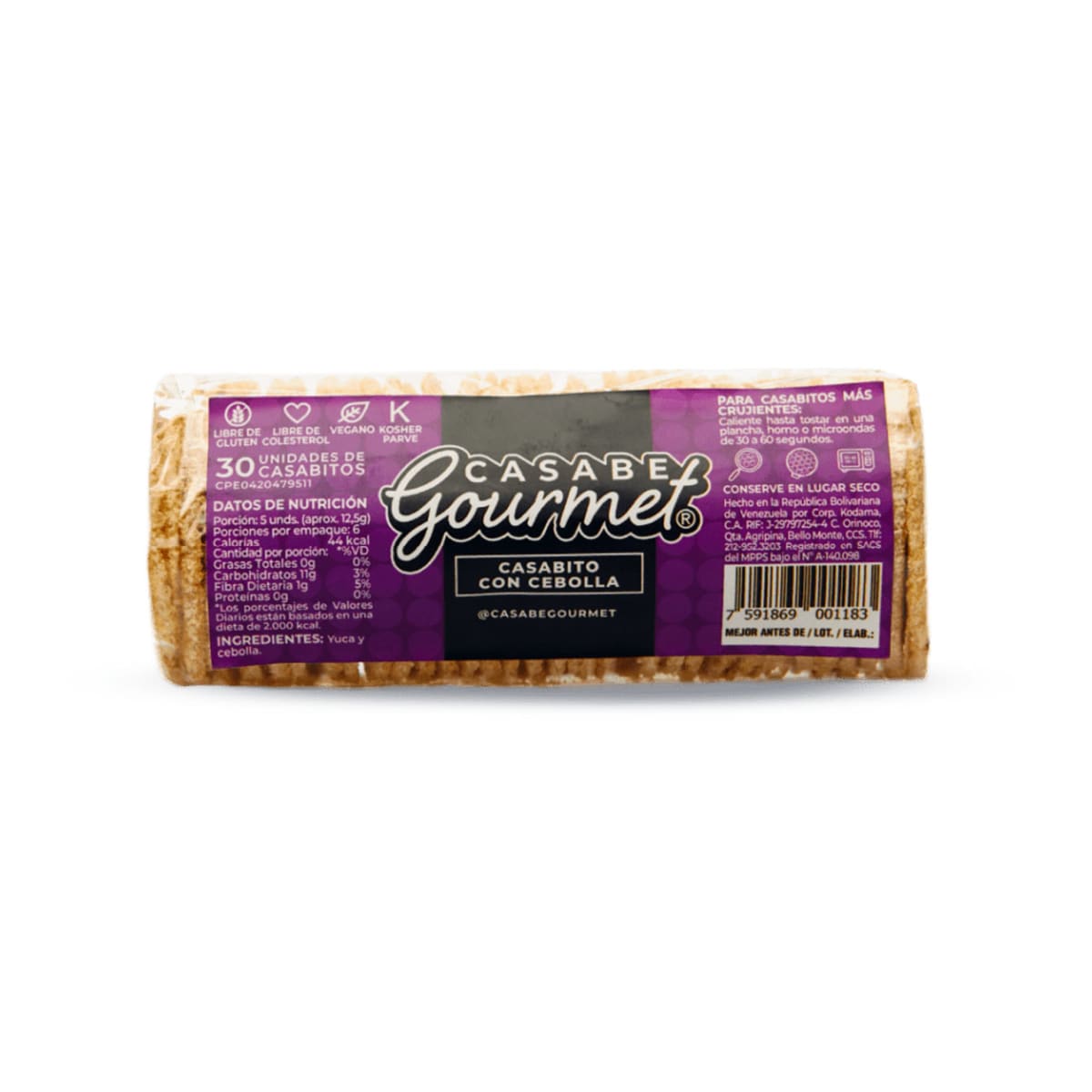 Casabe, Galleta casabito cebolla