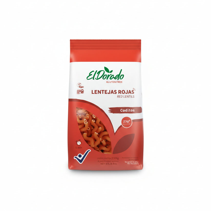 El Dorado, Pasta Coditos Lentejas Rojas