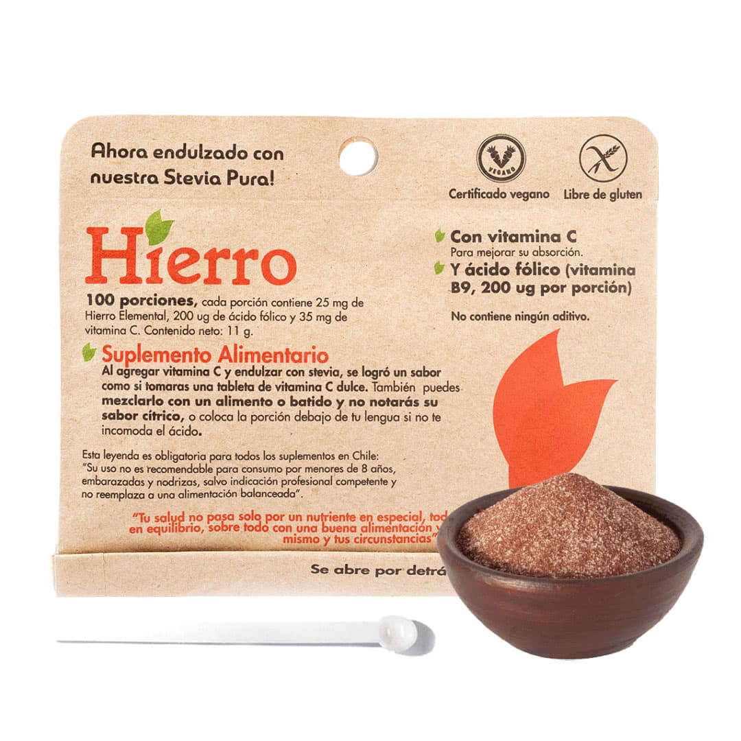 Dulzura Natural, Hierro con stevia