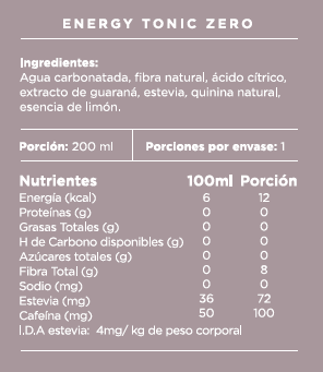 Agua Energía Tonic Zero — Corteza Jesuita (imagen 2)