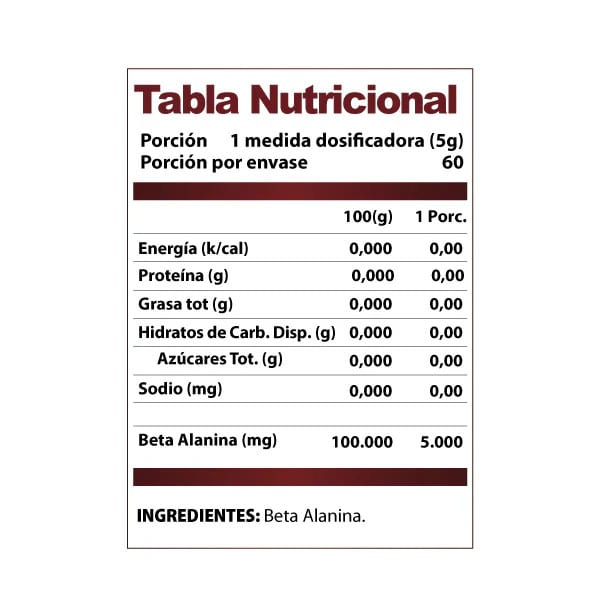 Beta Alanina + Amino BCAA Tuna — WINKLER (imagen 5)
