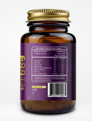 Ri and co, Trans-Resveratrol 60 cap