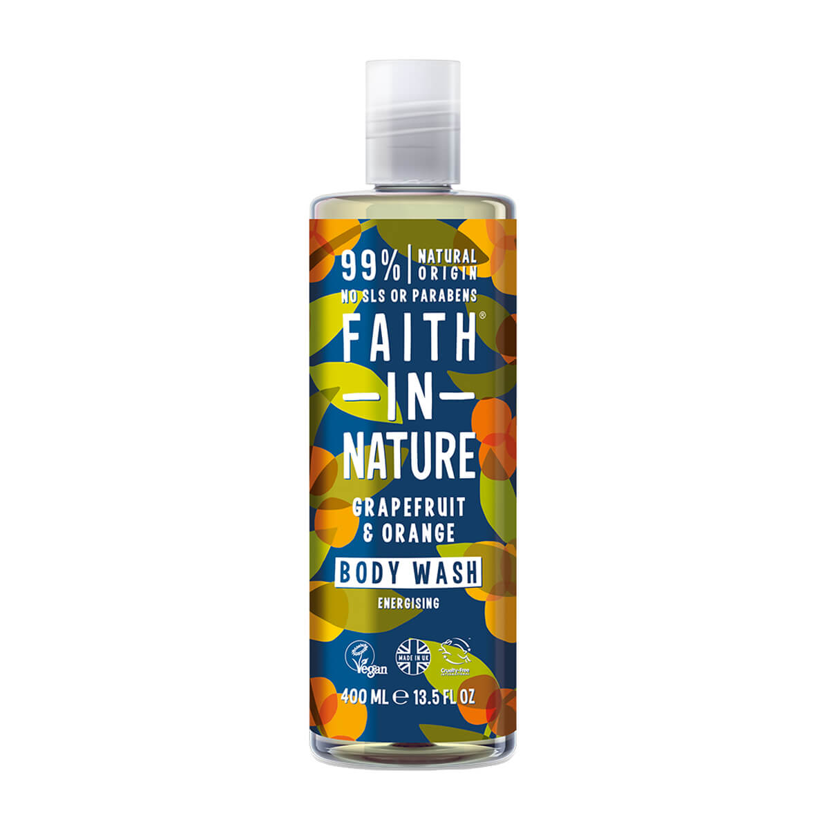 Faith in Nature, Gel de ducha grapefruit y orange