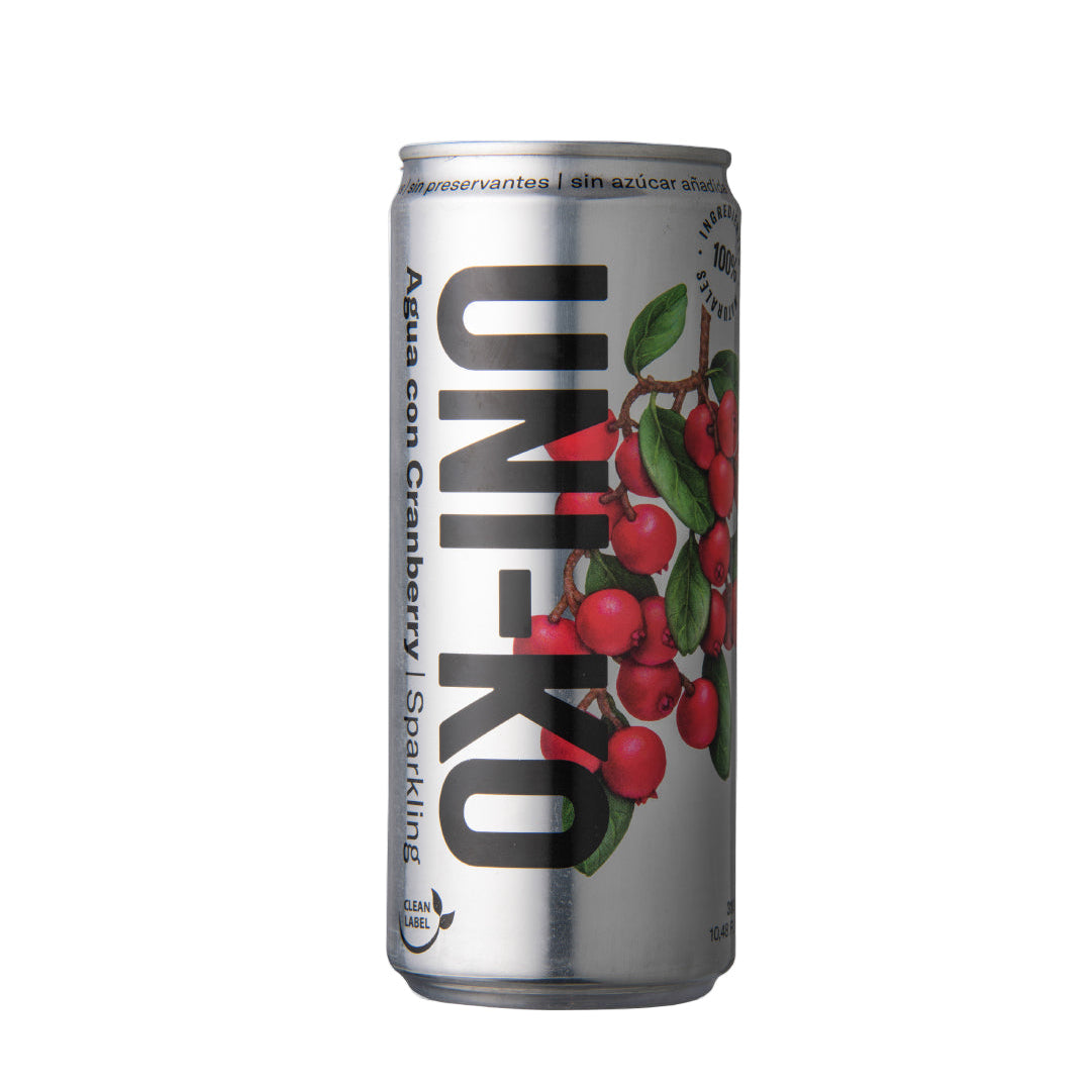 Uni-ko, Agua Cranberry con gas