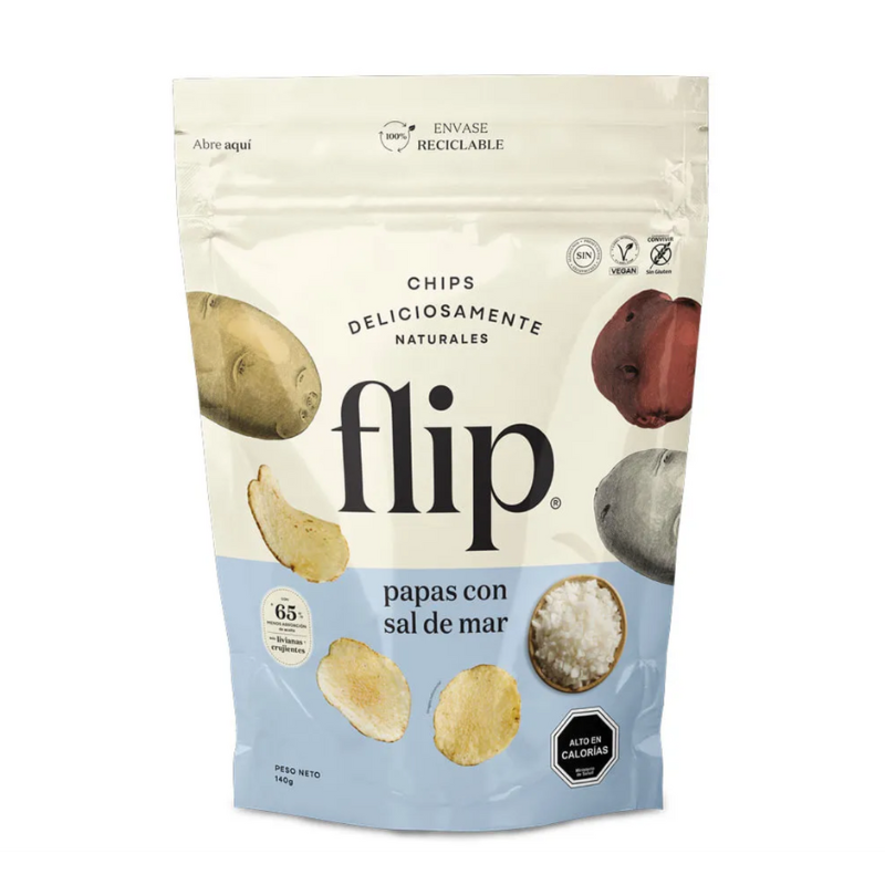 Flip, Chips de Papa con Sal de Mar