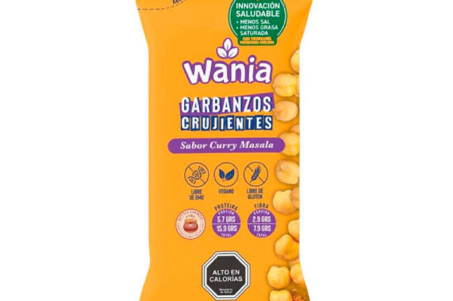 Wania, Garbanzos Crujientes, Curry Masala 120 gr