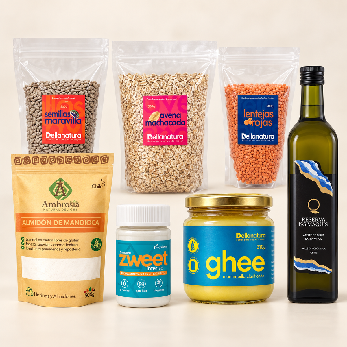 Imagen referencial del Pack Cyber Cocina Creativa: productos agrupados.