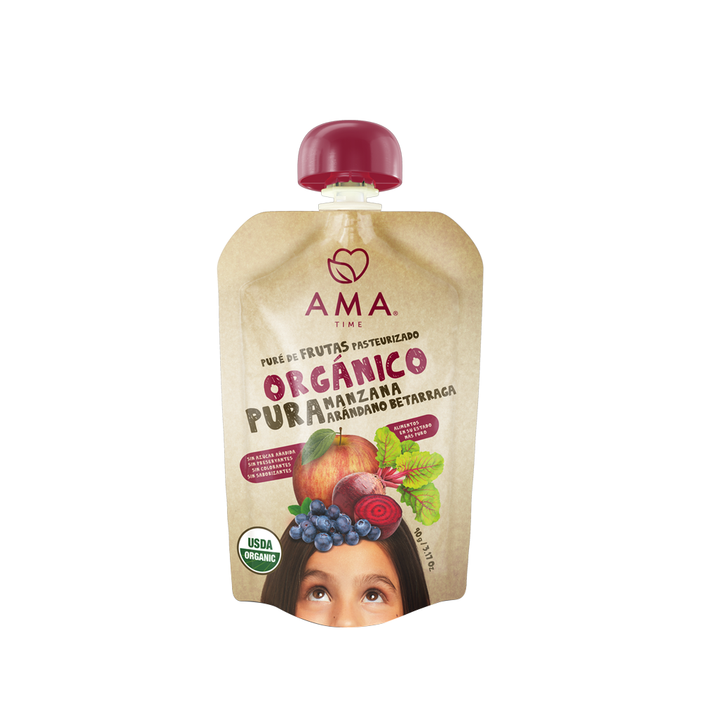 Ama, Pure Organico Manzana Arandano Betarraga