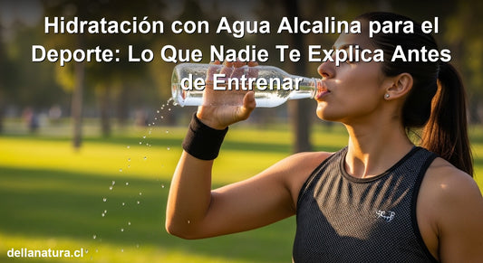 Hidratación deporte agua alcalina para mejor rendimiento deportivo