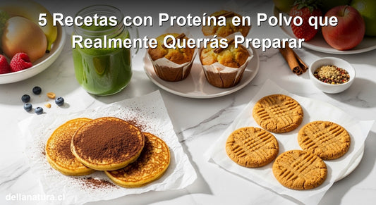 Recetas con proteína en polvo: pancakes, muffins, batido verde y galletas saludables