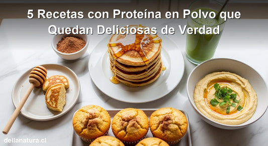 Recetas con proteína en polvo: pancakes, muffins, batido verde y hummus proteico