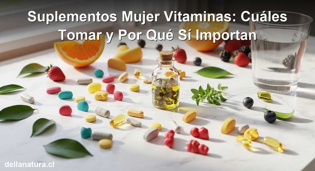 Suplementos mujer vitaminas esenciales para la salud femenina