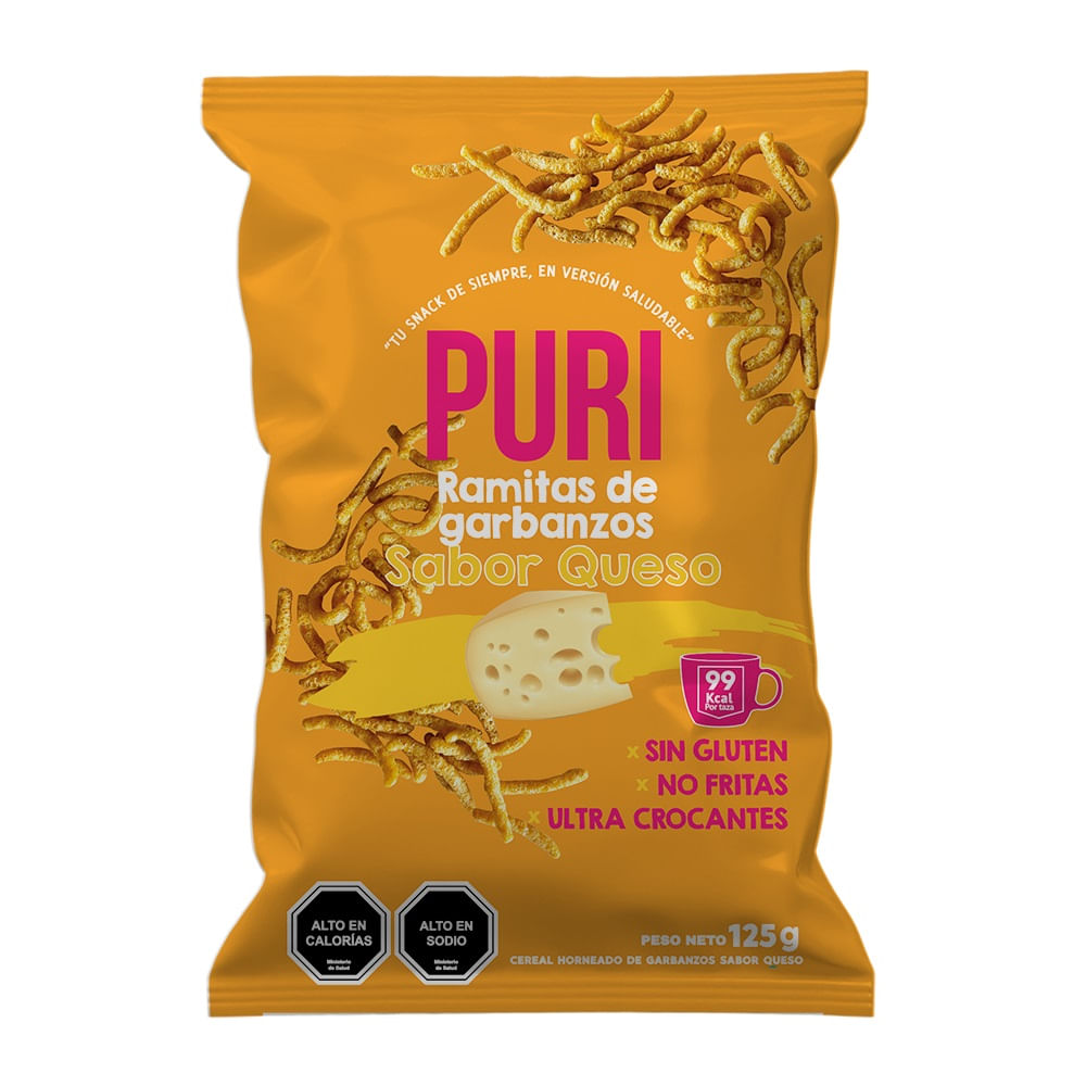 Puri, Ramitas de Garbanzo sabor queso
