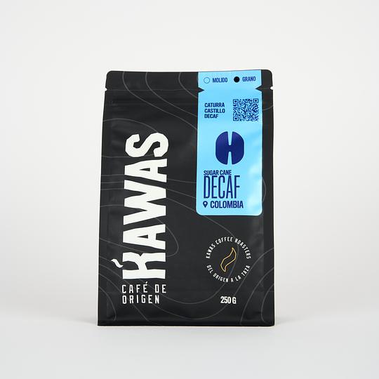Kawas, Café Colombia descafainado molido 250g
