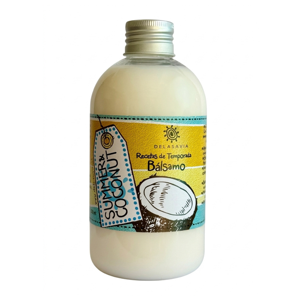 Delasavia, Bálsamo summer coconut, antifrizz hidratante 250ml