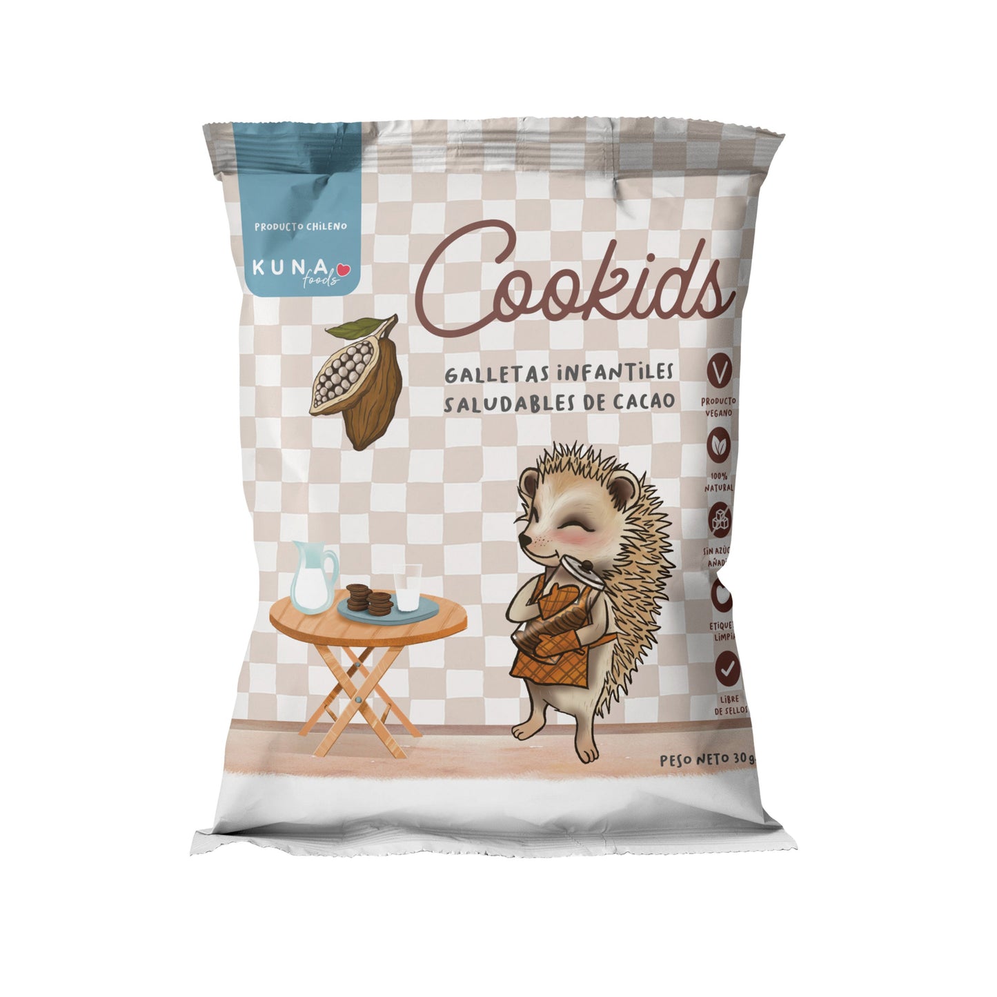 Kuna, Cookids cacao 30gr