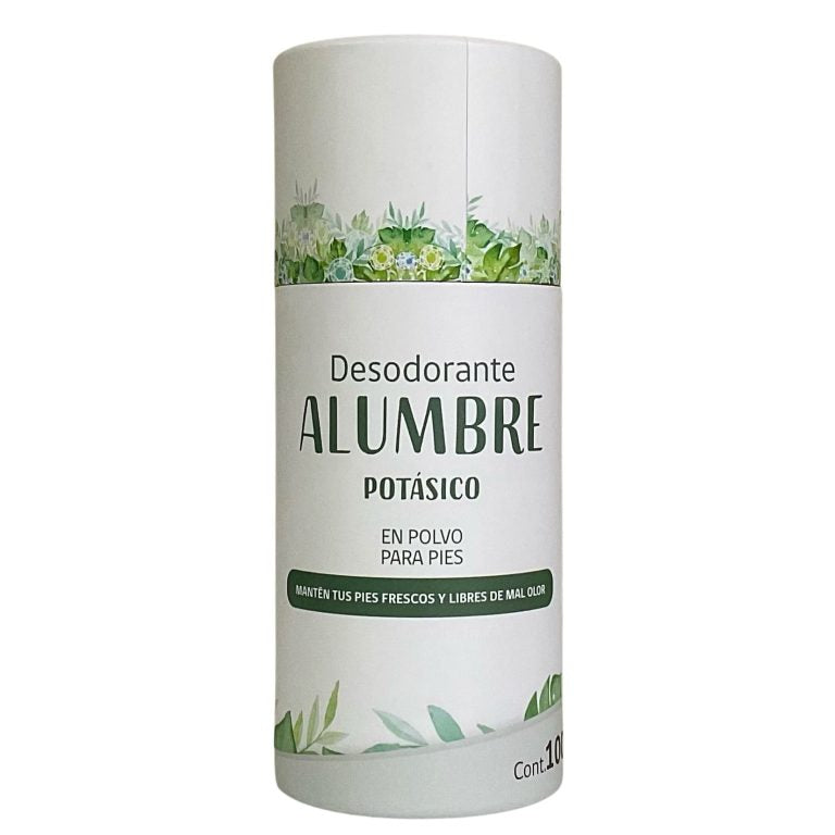 Desodorante para Pies Polvo Alumbre — Dellanatura