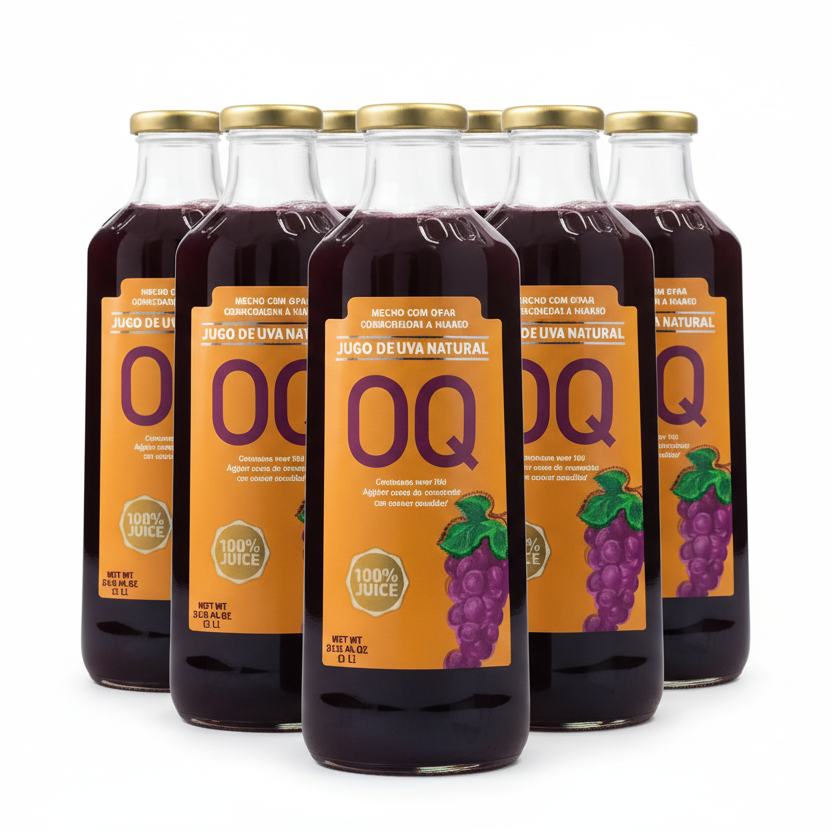 Jugo Uva 100% Pack X6 — OQ