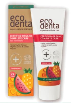 Ecodenta, Pasta dental infantil sabor jugo de frutas