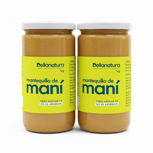 Mantequilla Mani 1 Kg Dellanatura (x2)