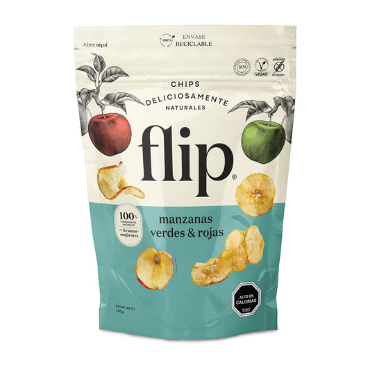 Flip, Chips manzana rojas y verdes
