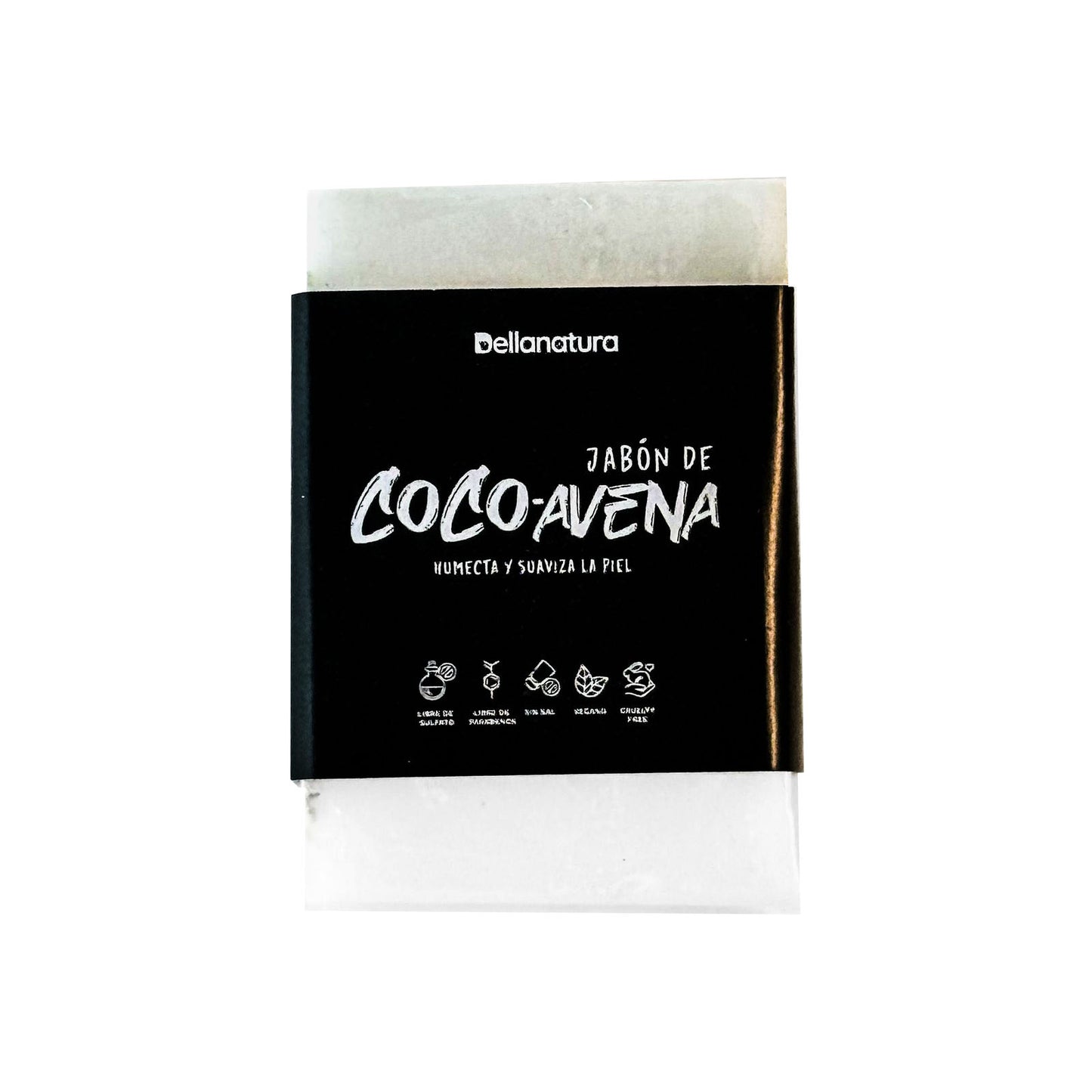 Dellanatura, Jabón Coco-avena Mant. Cacao