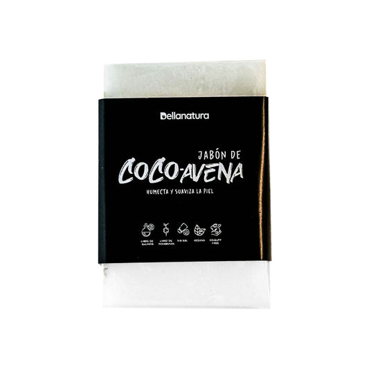 Dellanatura, Jabón Coco-avena Mant. Cacao