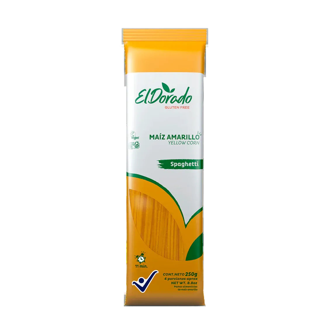Pasta Spaghetti Maíz Amarillo — El Dorado