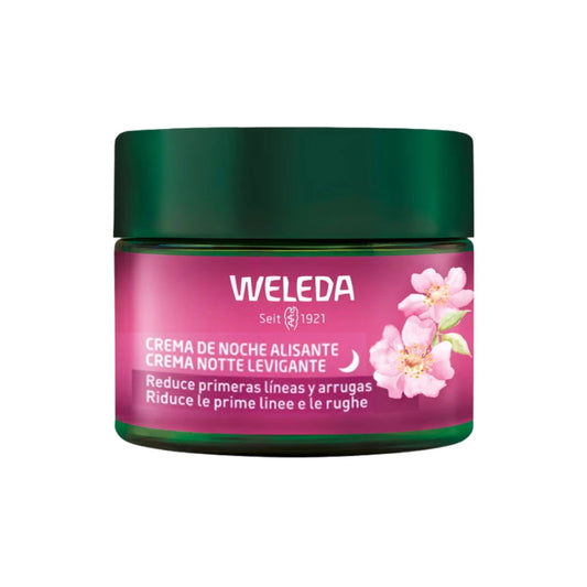 Crema Facial Noche Alisante Rosa Mosqueta y Té Blanco 40ml — Weleda