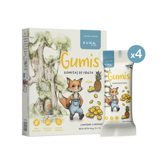 Kuna, Gummis pack sabor Piña