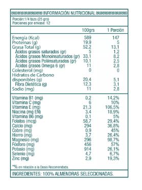 Ambrosia, Almendras laminadas sin gluten