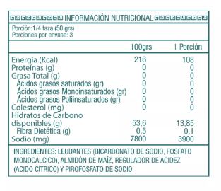 Ambrosia, Polvo de Hornear sin gluten