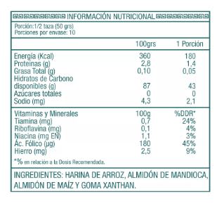 Ambrosia, Premezcla tres harinas