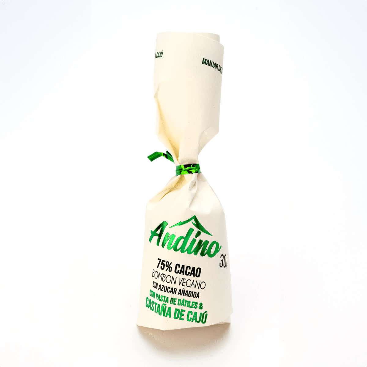 Andino, Bombón castañas de caju 75% sin azúcar