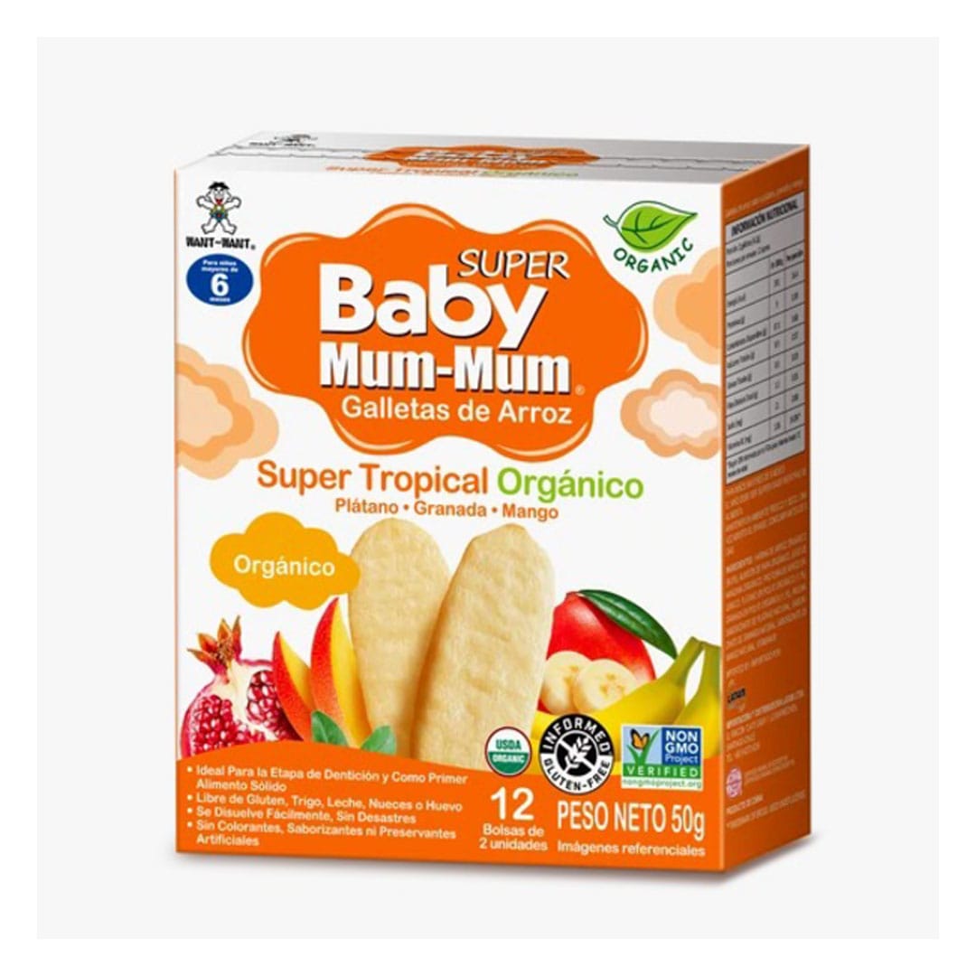 Baby Mum Mum, Galleta Sabor Tropical