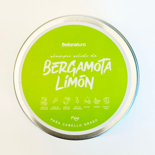 Dellanatura, Shampoo Sólido Bergamota-Limón