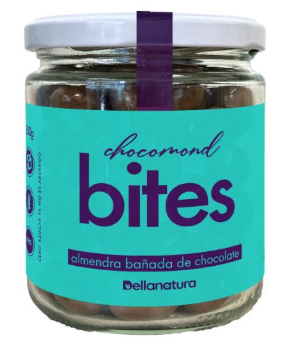 Dellanatura, Bites almendras bañadas en chocolate