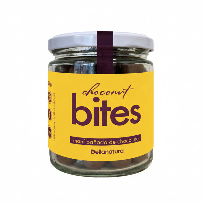 Maní Bañado en Chocolate Bites