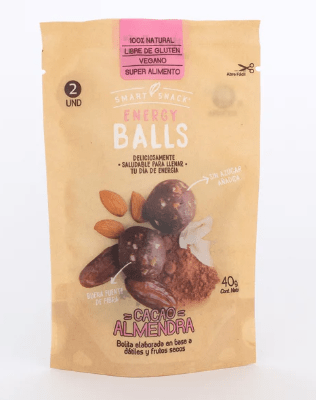 Smart Snack, Energy Balls Cacao Almendra