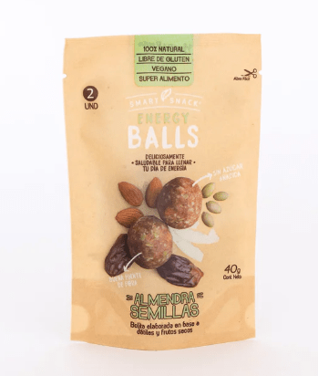 Smart Snack, Energy Balls Almendra semilla