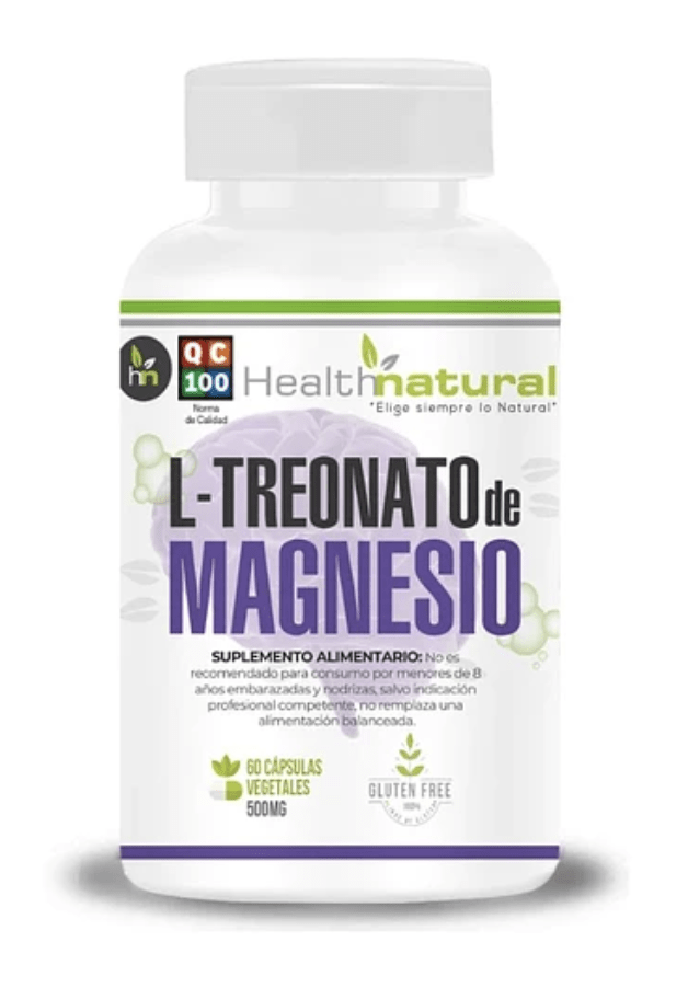 Health Natural, L-Treonato de magnesio