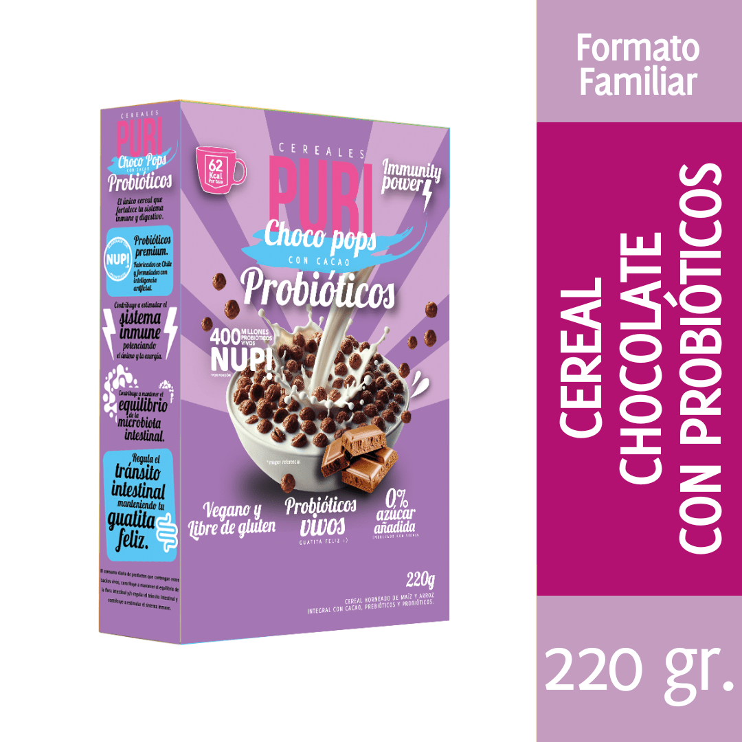 Puri, Cereales Pop chocolate